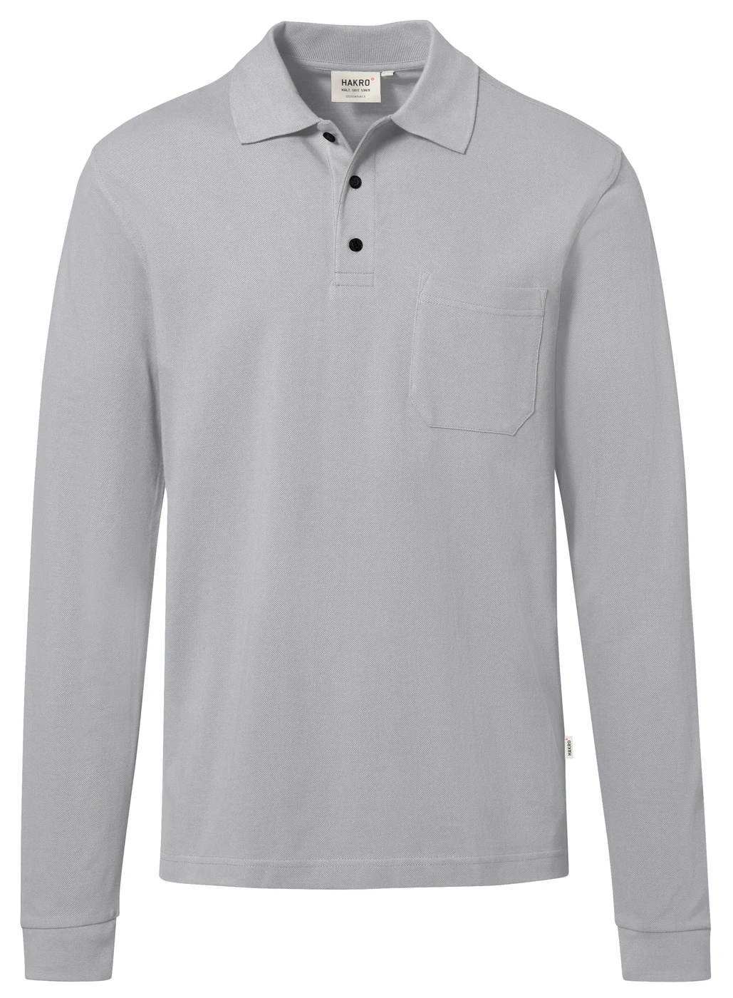 Hakro Pocket-Longsleeve-Polo Mikralinar Eco