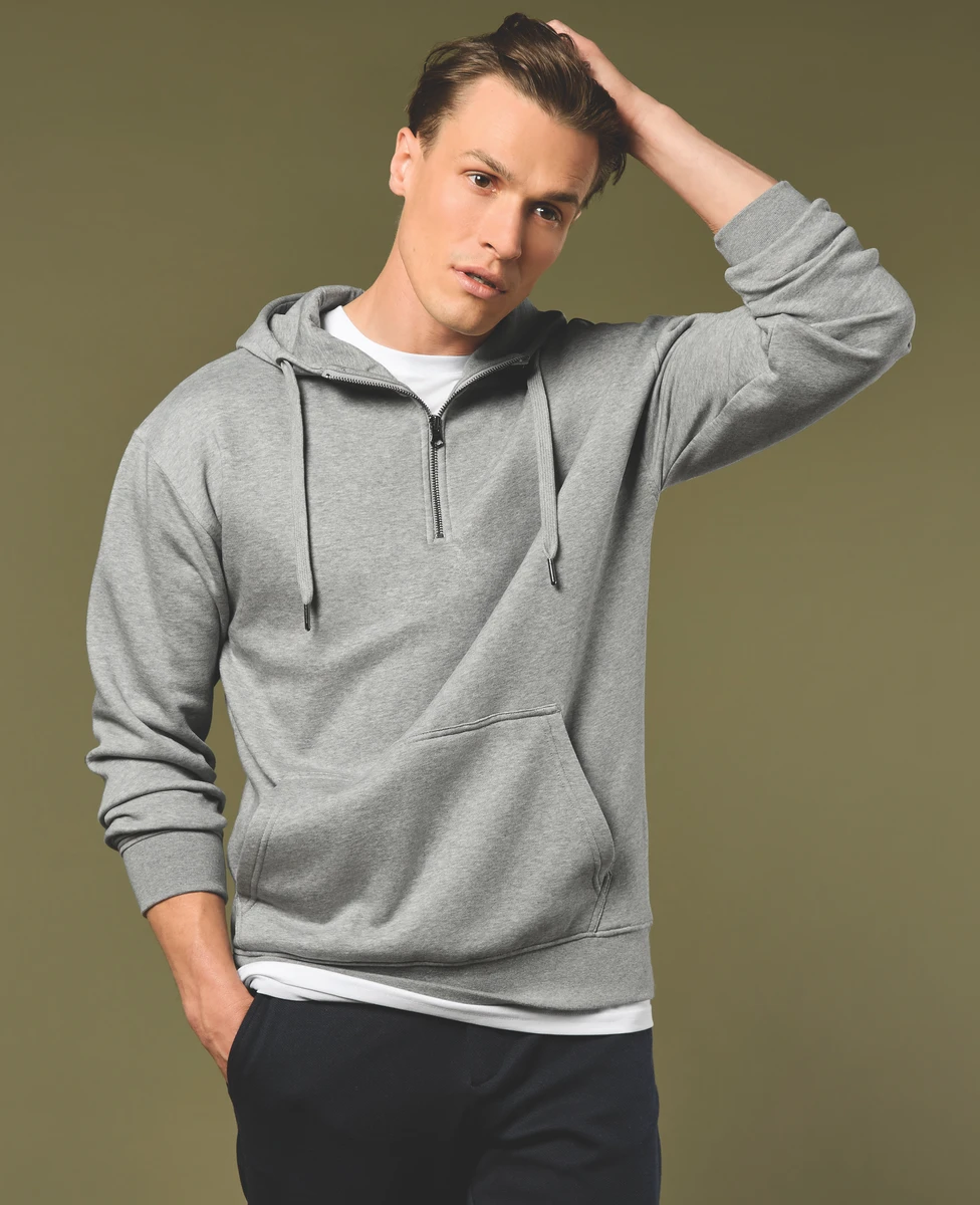 Kustom Kit Regular Fit 1/4 Zip Hoodie