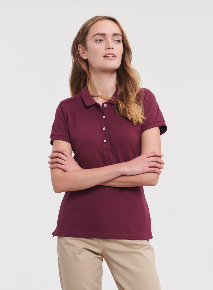 Russell Ladies Stretch Polo