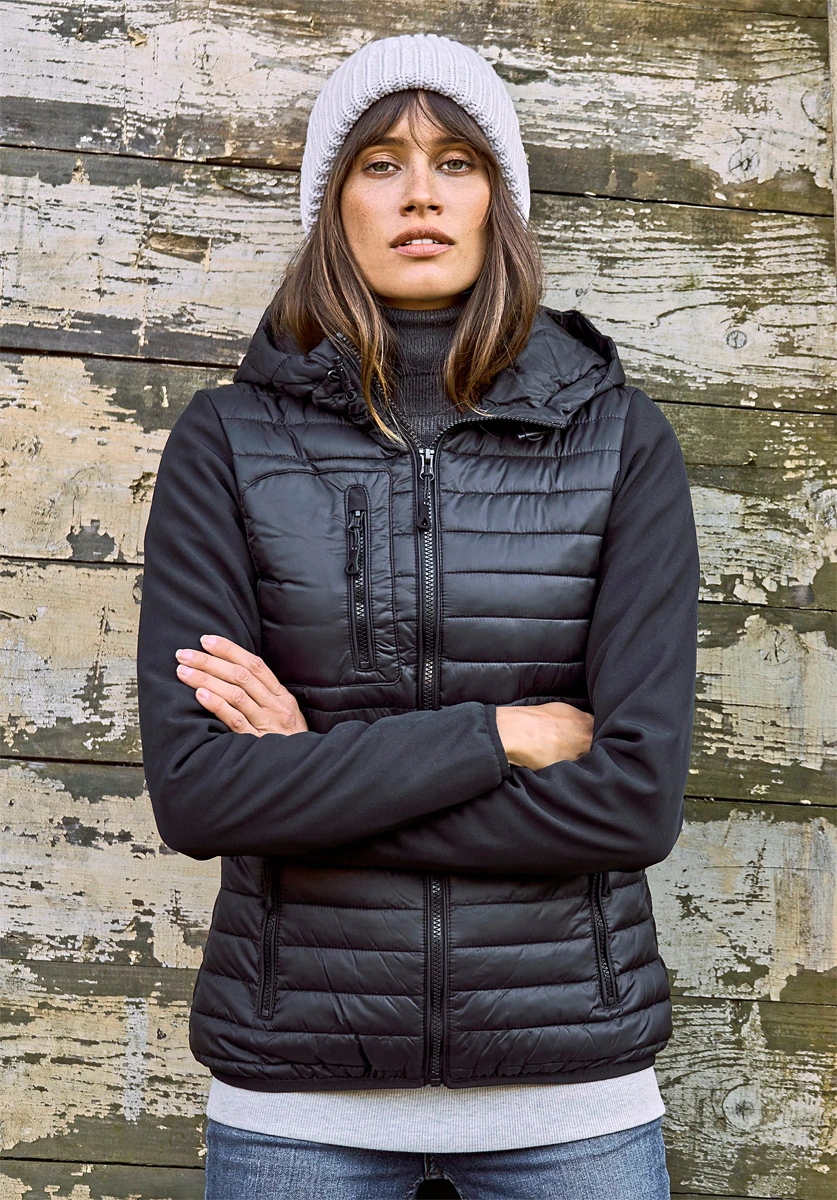 Tee Jays Womens Hooded Crossover Jacket