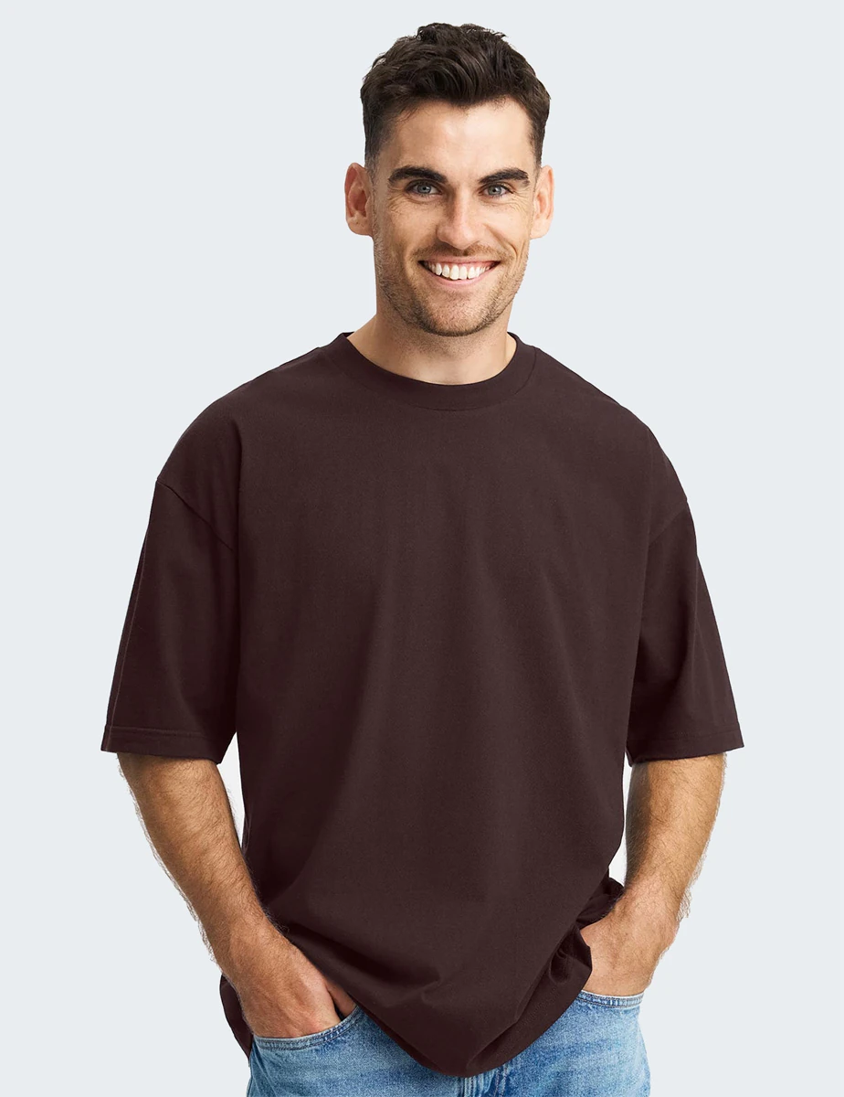 Neutral Oversized Tiger Cotton T-Shirt