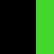 black / flourescent lime