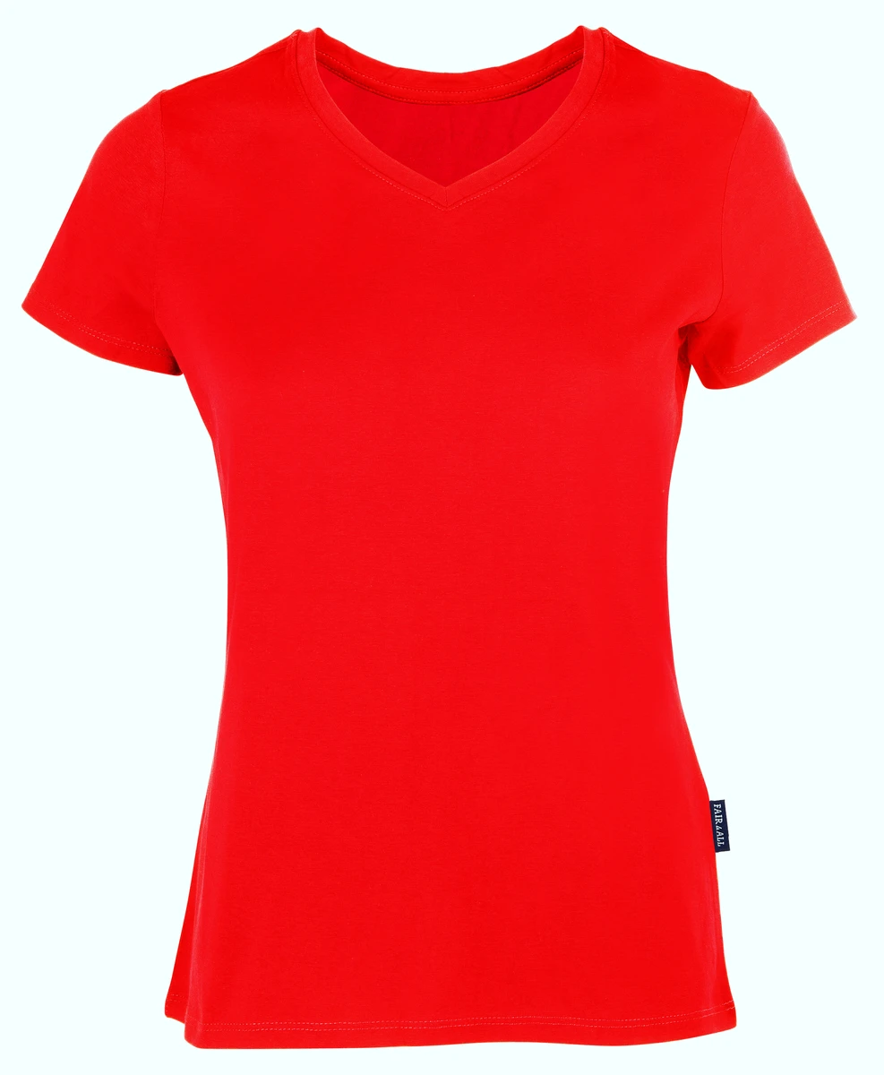 HRM Womens Luxury V-Neck Tee