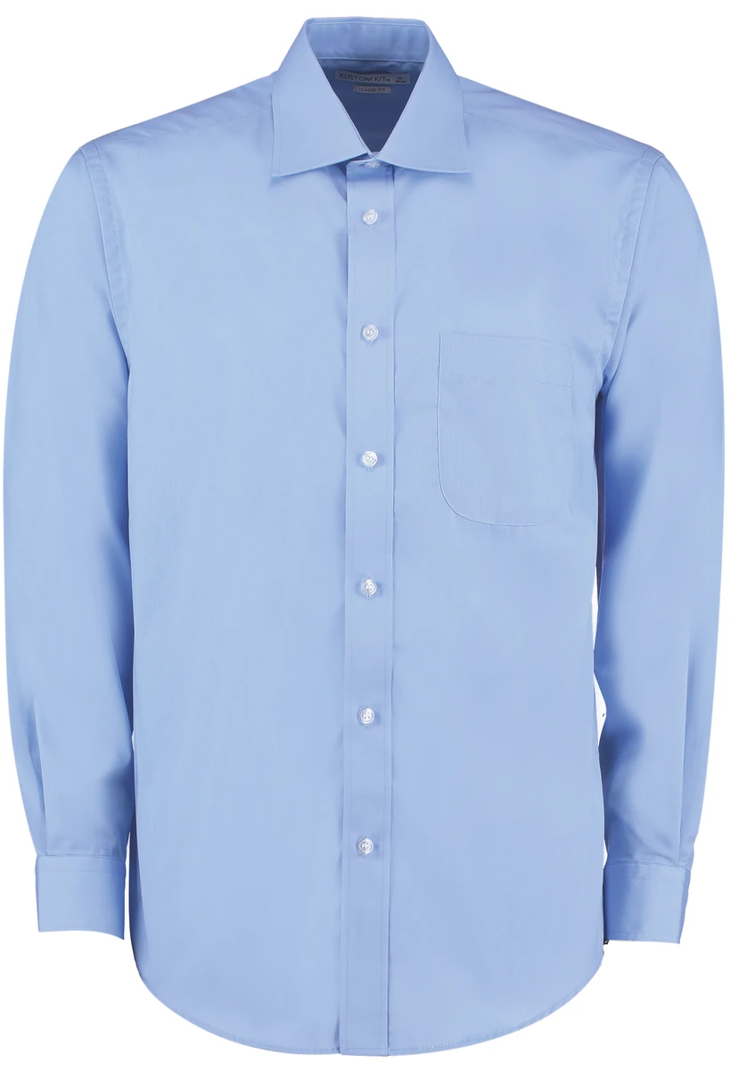 Kustom Kit Business Shirt Longsleeve