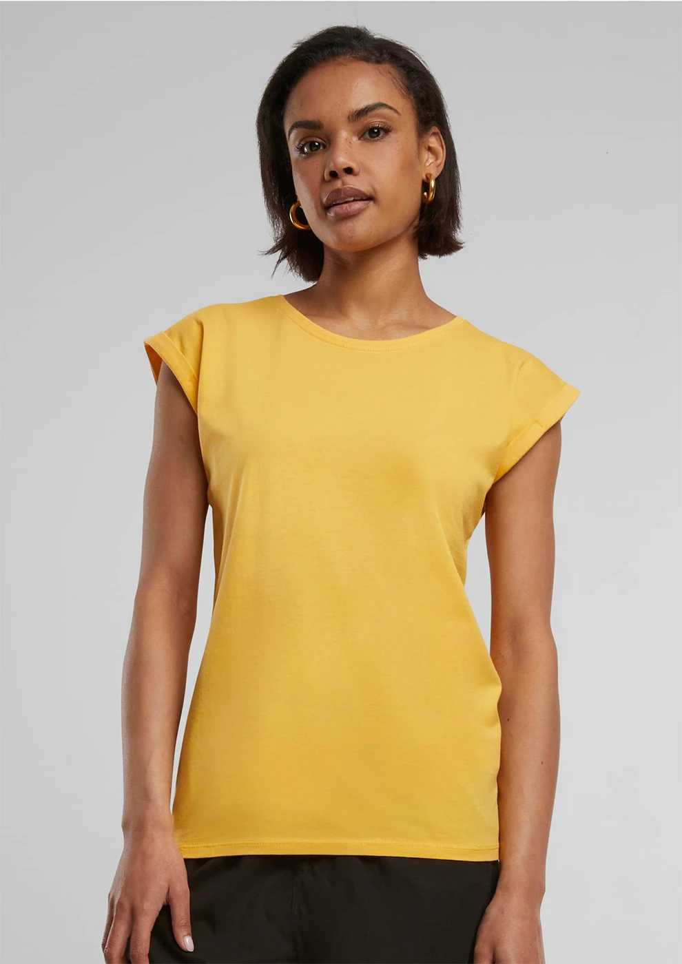 Build Your Brand Ladies Extended Shoulder Tee