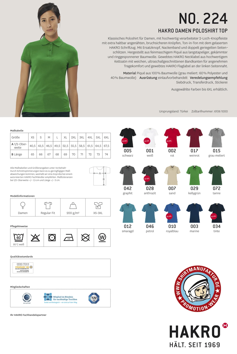 Hakro Ladies Polo Top