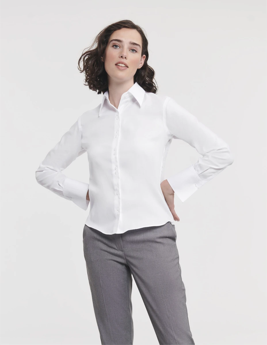 Russell Ladies Ultimate Non-Iron Blouse