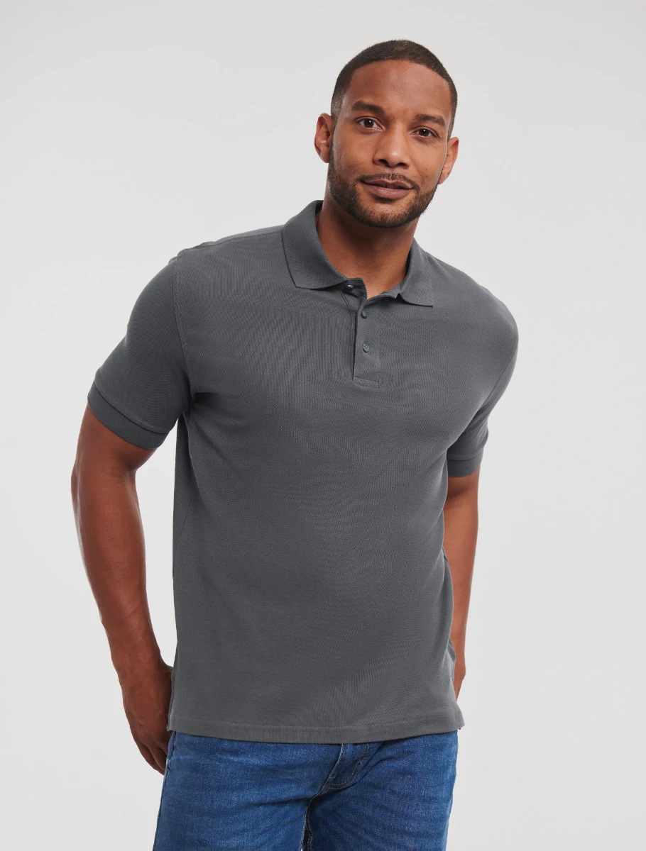 Russell Mens Ultimate Cotton Polo
