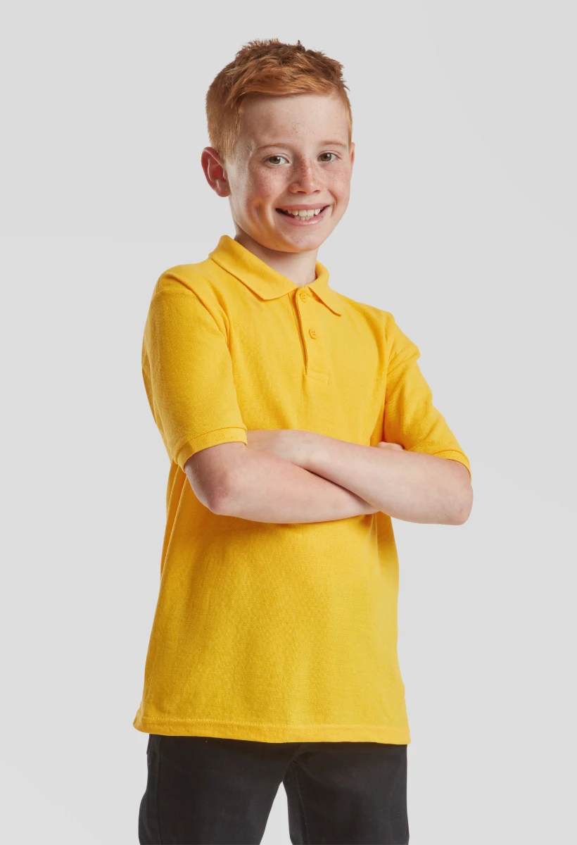 Fruit of the Loom Kids 65/35 Polo