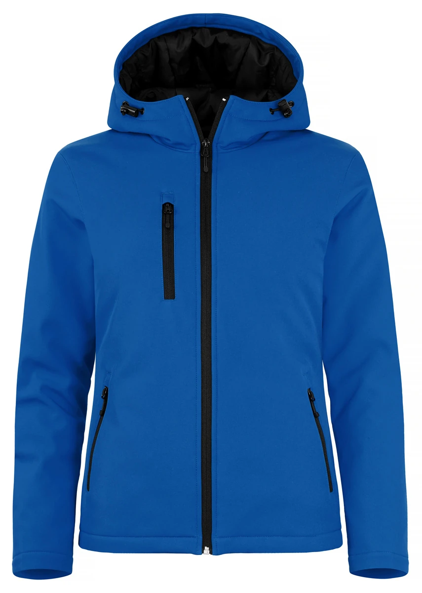 Clique Womens Padded Softshell Hooded Jacket Clique Womens Padded Softshell Hooded Jacket