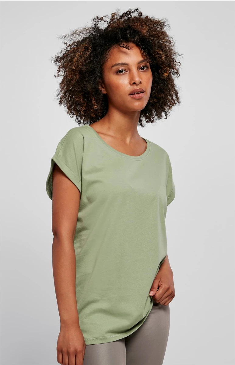 Build Your Brand Ladies Extended Shoulder Tee