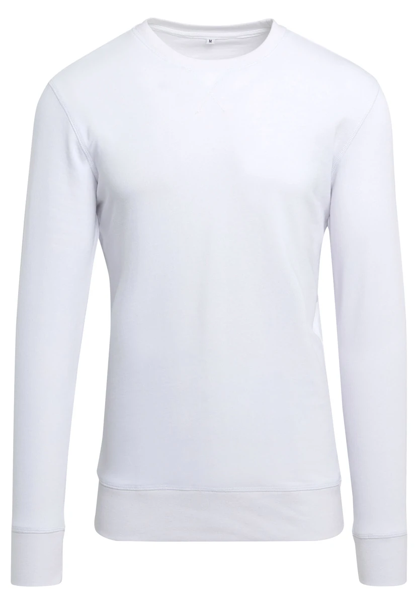 Build Your Brand, Light Sweatshirt BY010, white