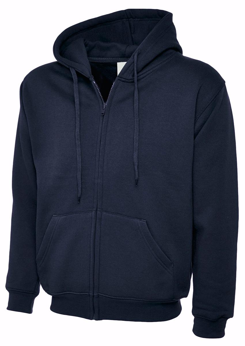 Uneek Classic Full Zip Hooded Sweatshirt