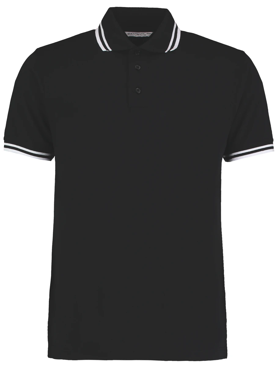 Kustom Kit Tipped Collar Polo