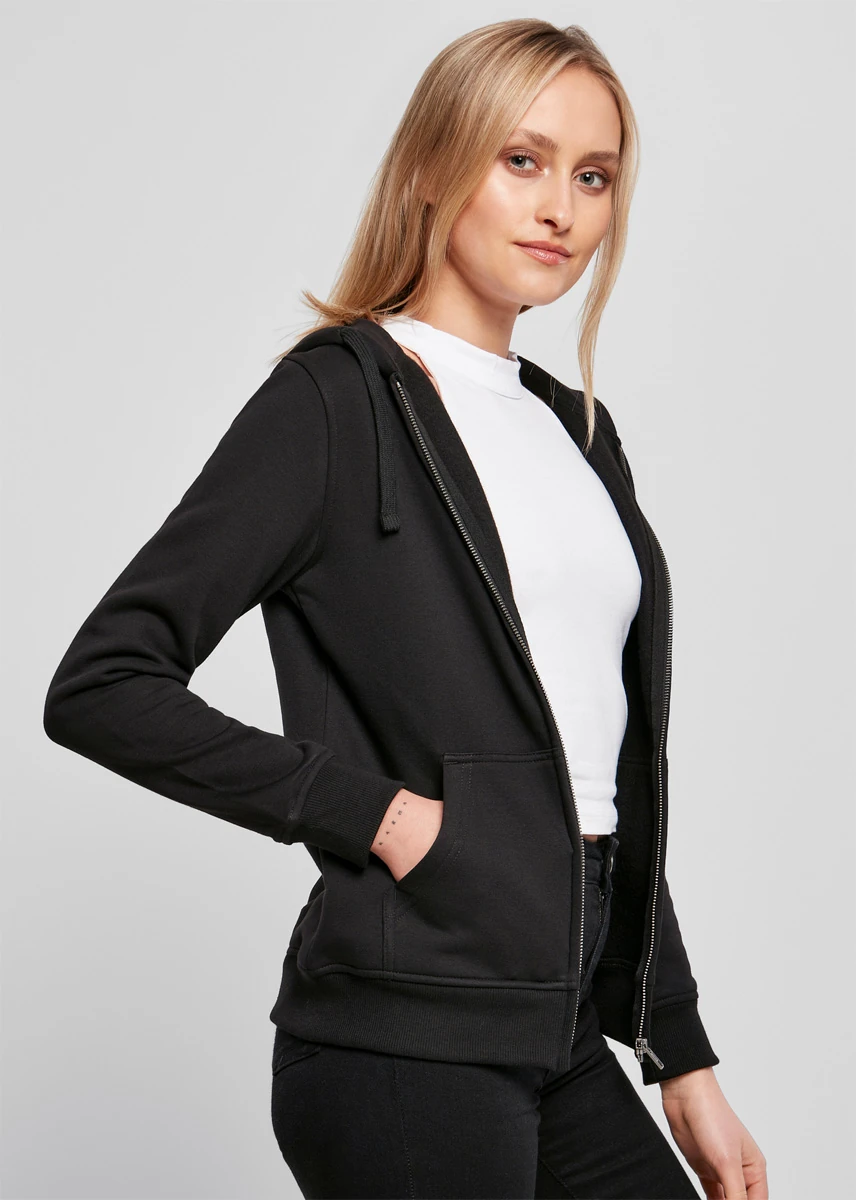 Buil Your Brand Ladies Merch Zip Hoodie