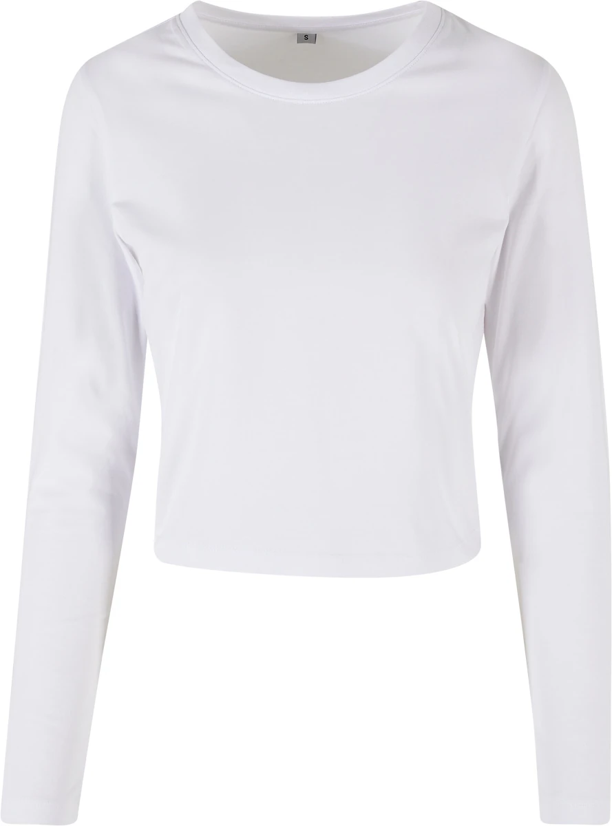 Build Your Brand Ladies Short Longsleeve Tee