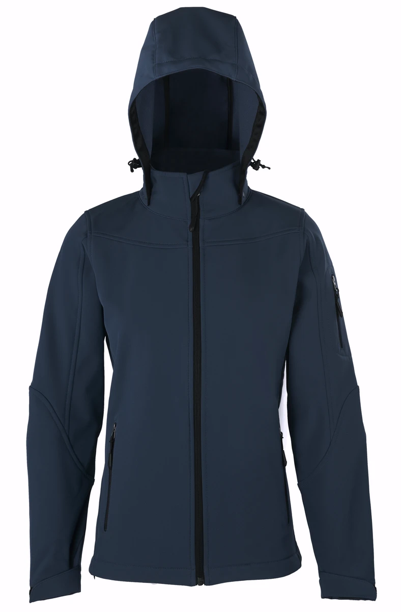 HRM Womens Hooded Softshell Jacket