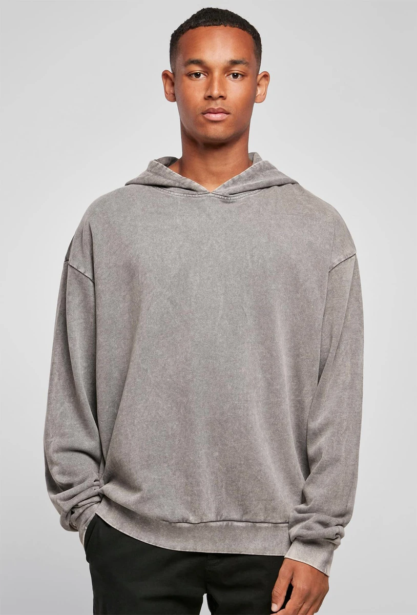 Build Your Brand Acid Washed Oversize Hoody