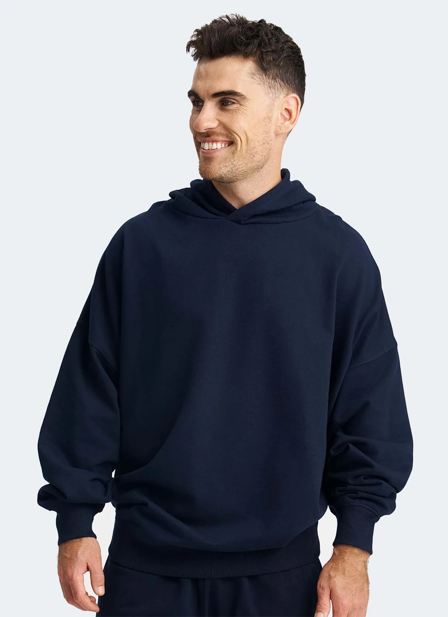 Neutral Oversized Tiger Cotton Hoodie