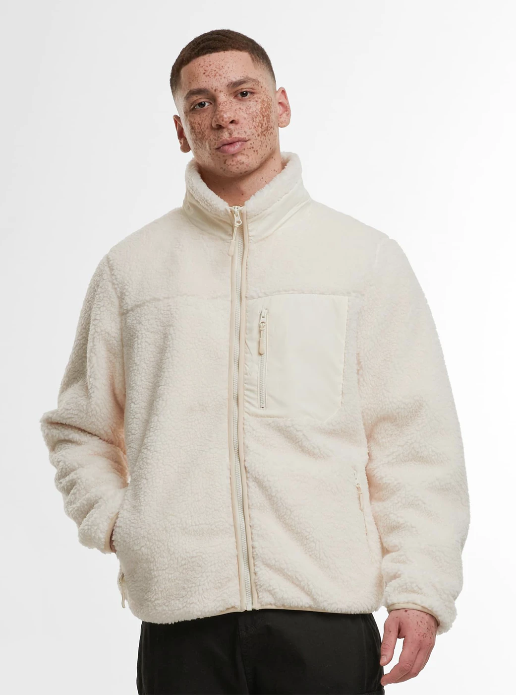Build Your Brand Bonded Sherpa Jacket Build Your Brand Bonded Sherpa Jacket