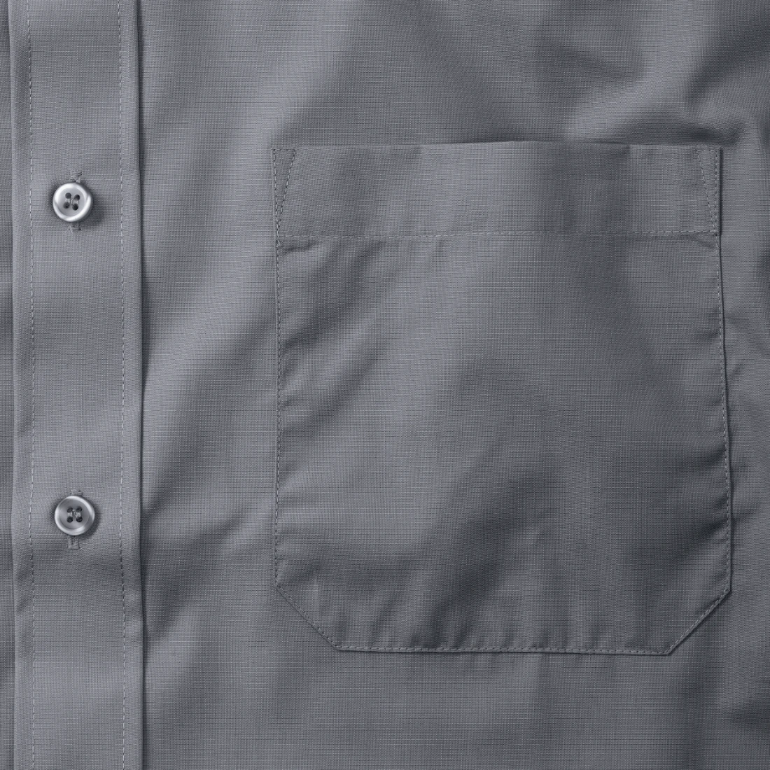 Russell Mens Short Sleeve Poly-Cotton Poplin Shirt
