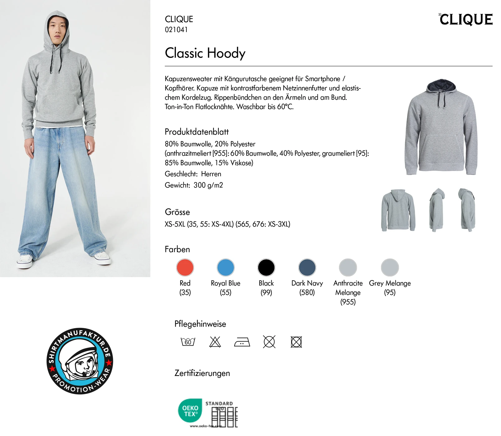 Clique Classic Hoody