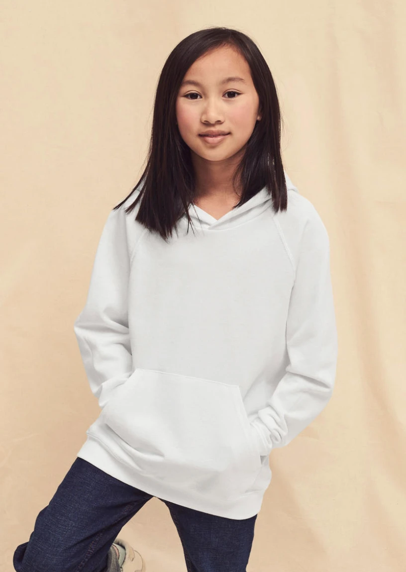 Fruit of the Loom Kids Lightweight Hooded Sweat