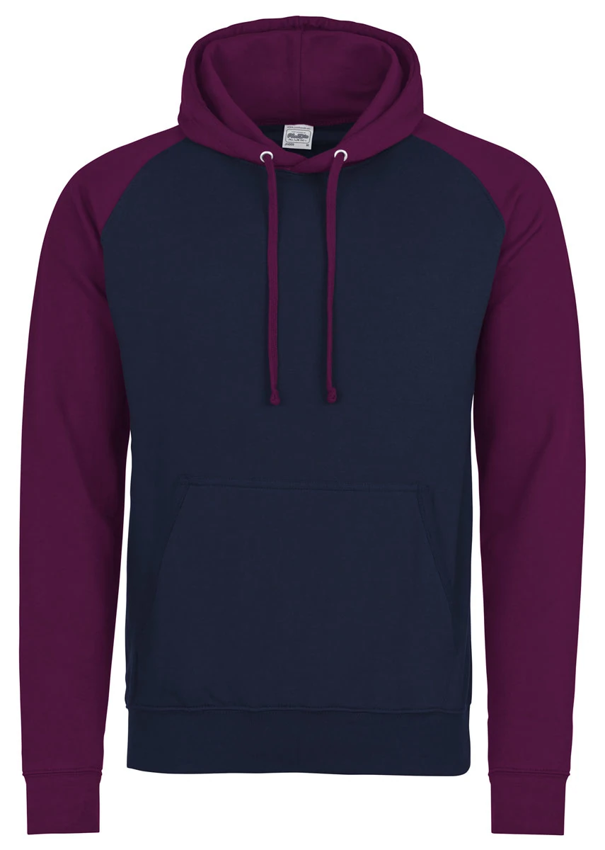Just Hoods Baseball Hoodie