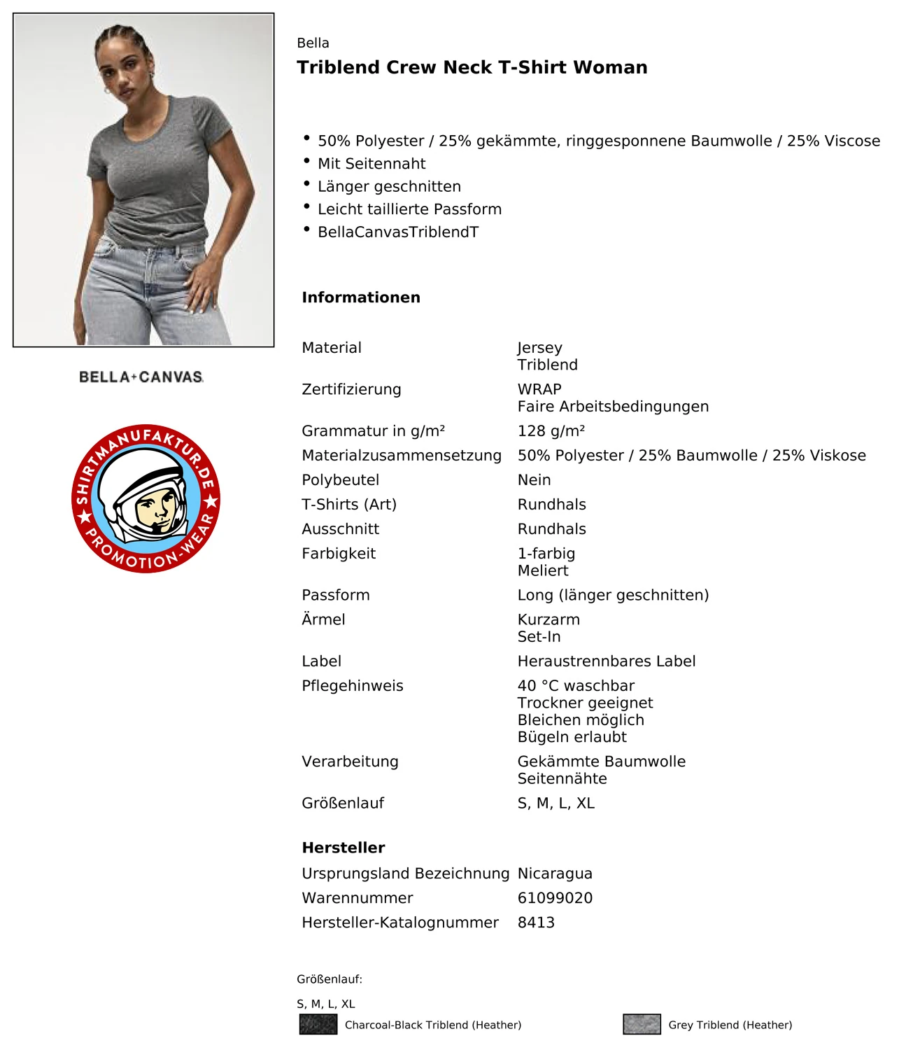 Bella Womens Triblend T-Shirt