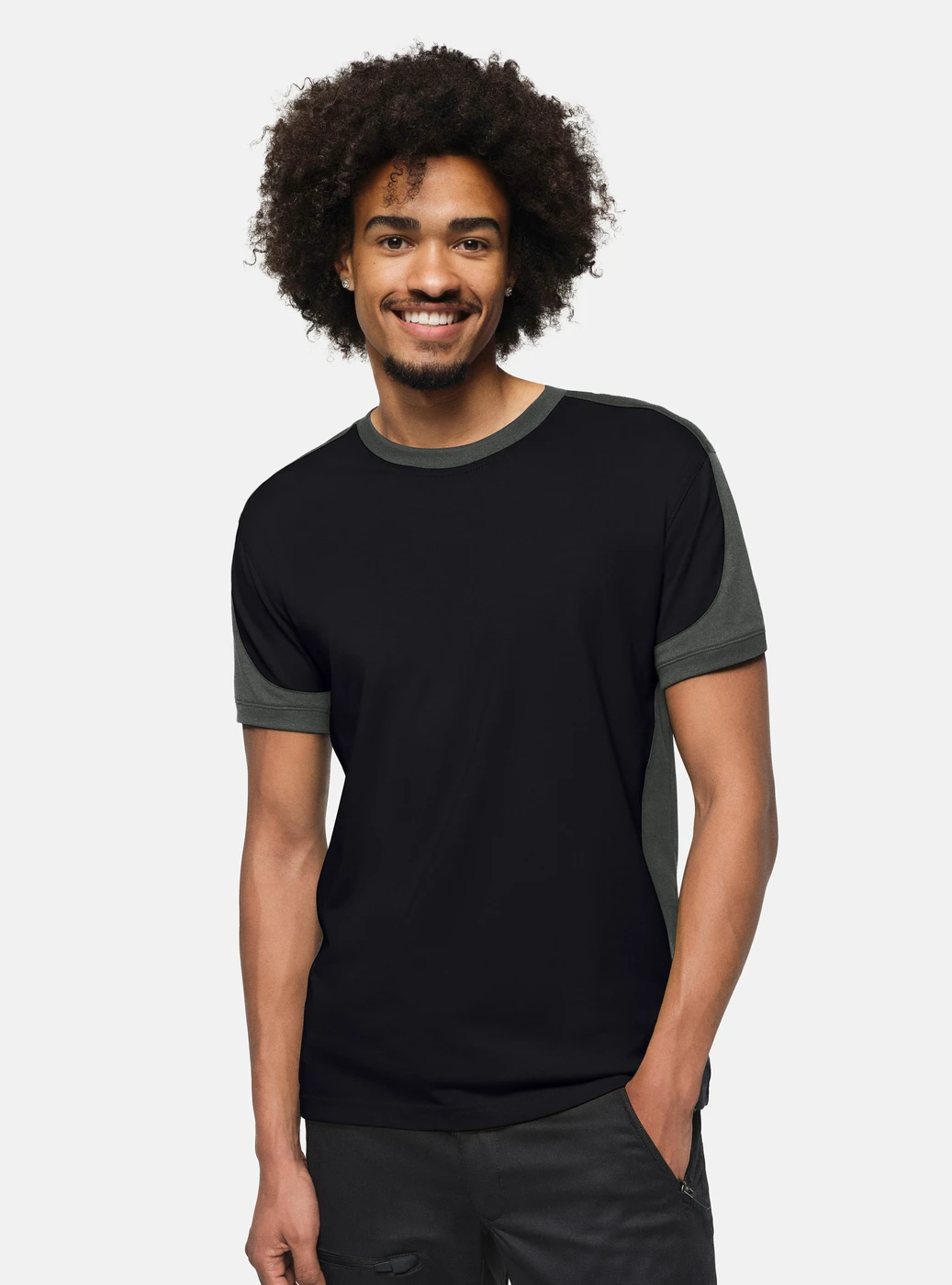 Hakro T-Shirt Contrast Mikralinar Eco