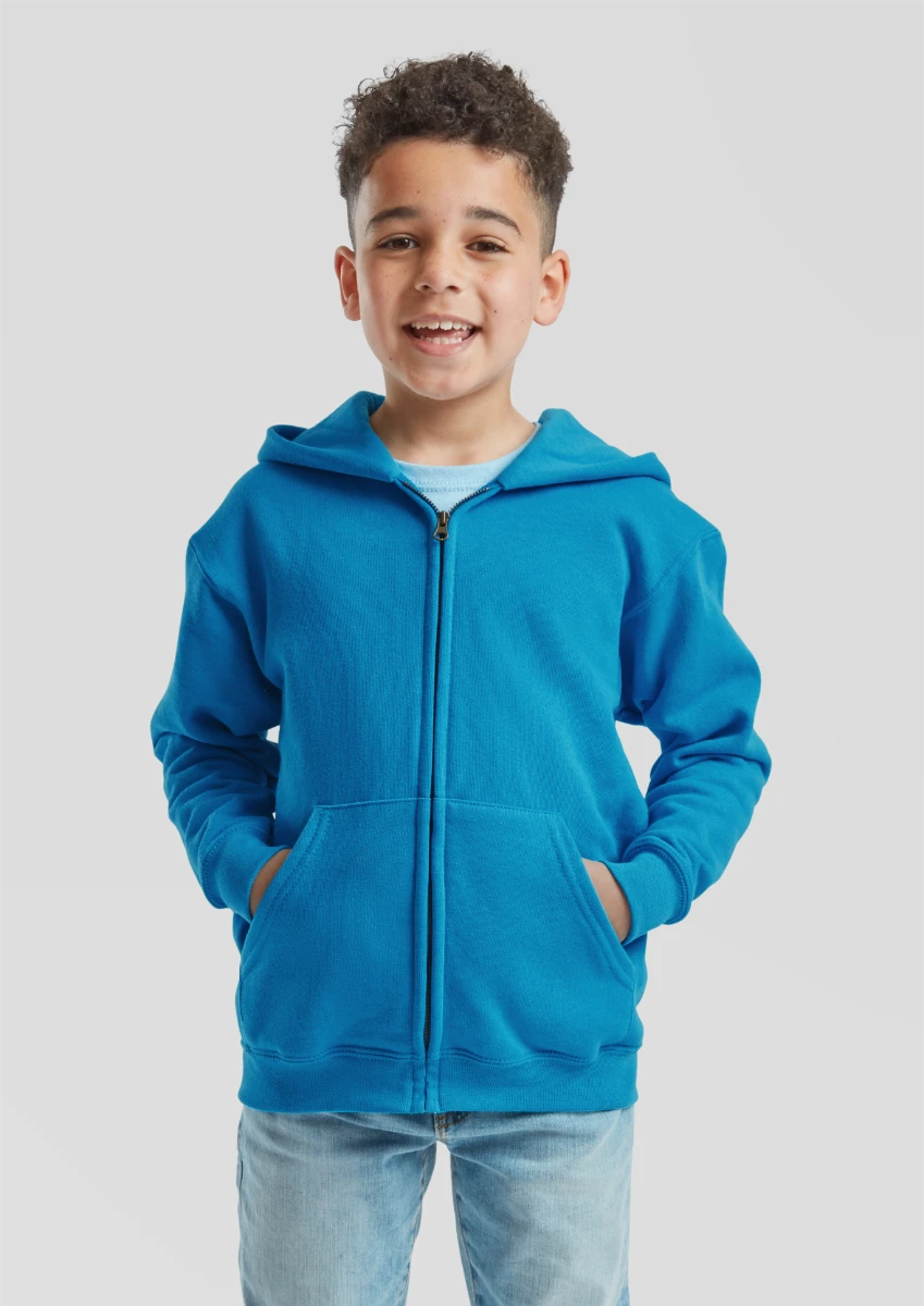 Fruit of the Loom Kids Classic Hooded Sweat Jacket