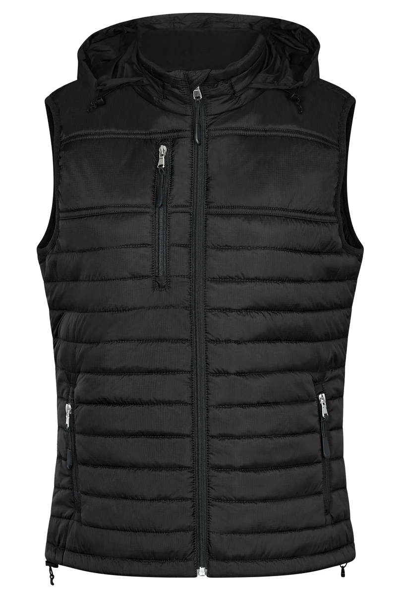 HRM Womens Hooded Performance Bodywarmer