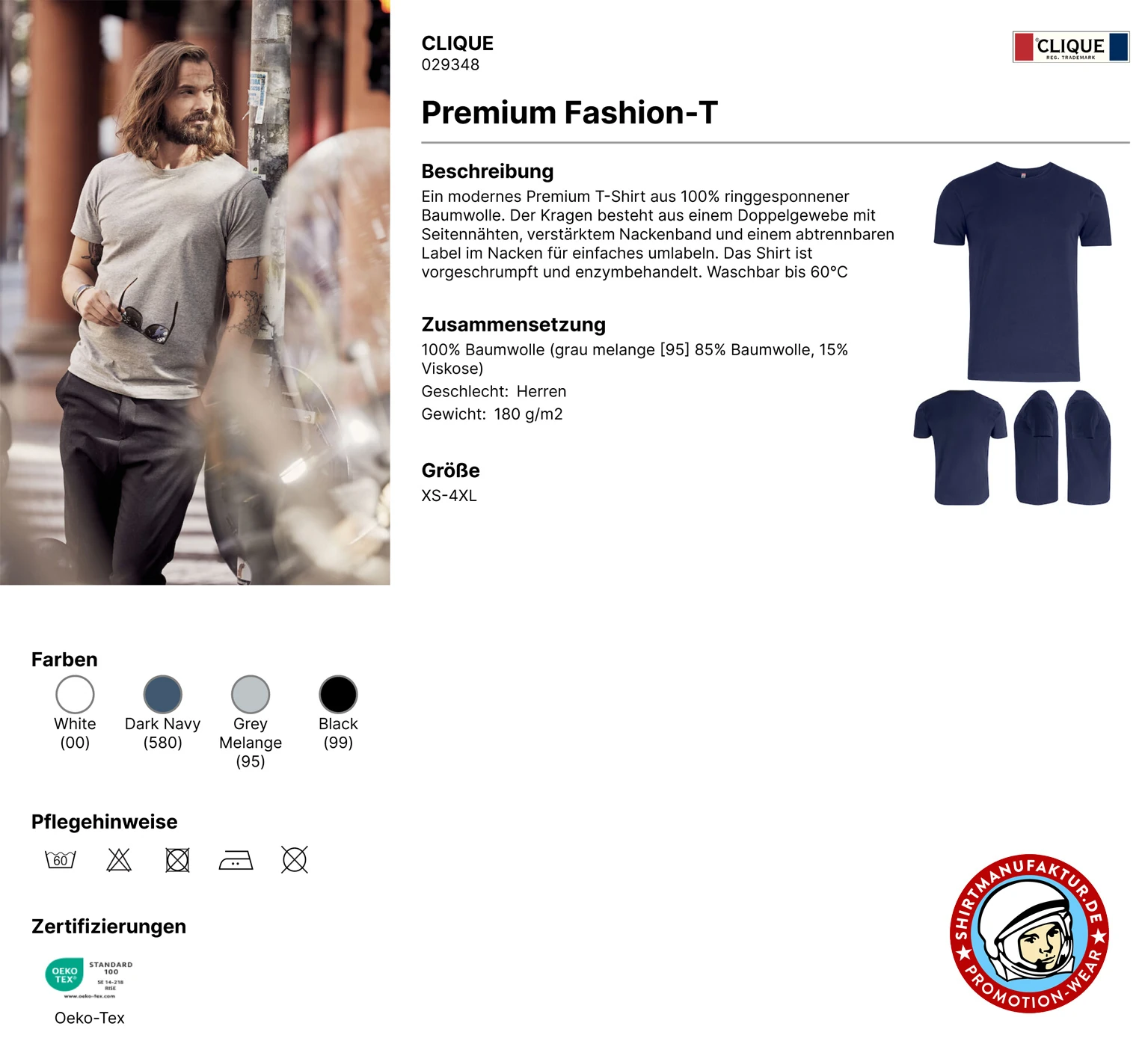 Clique Premium Fashion-T