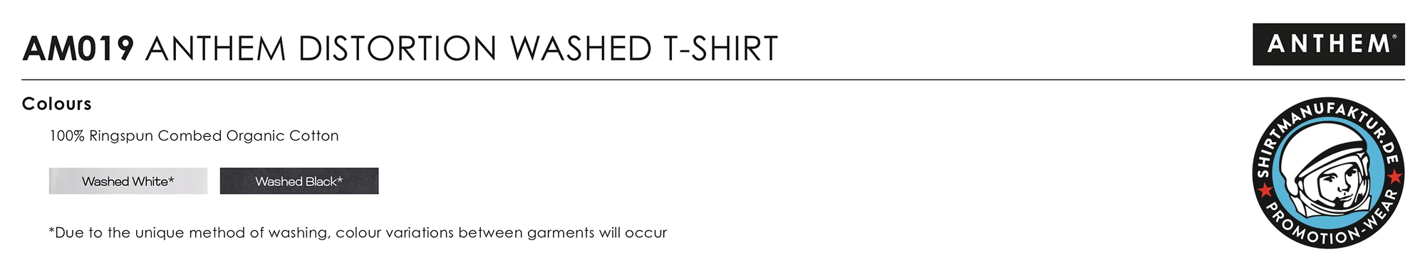 Anthem Distortion Washed T-Shirt