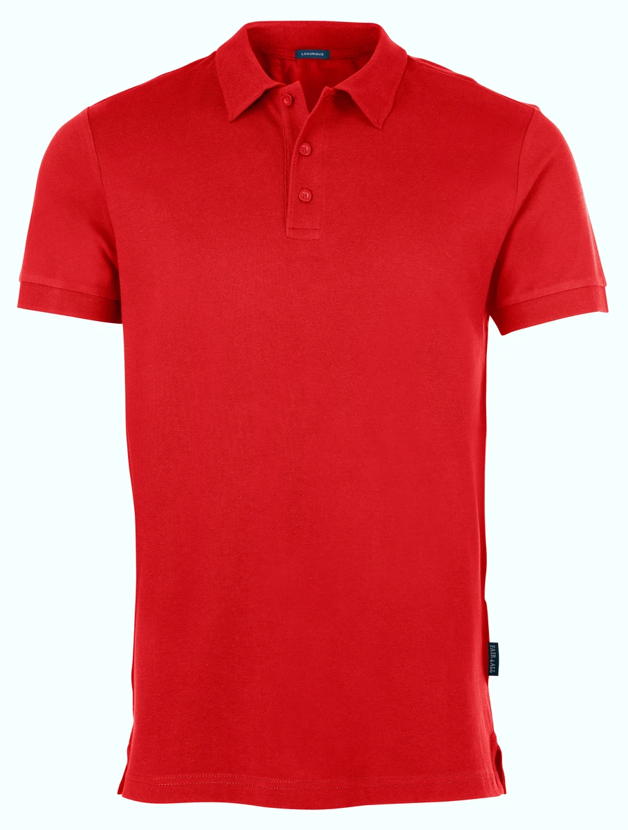 HRM Mens Luxury Stretch Polo