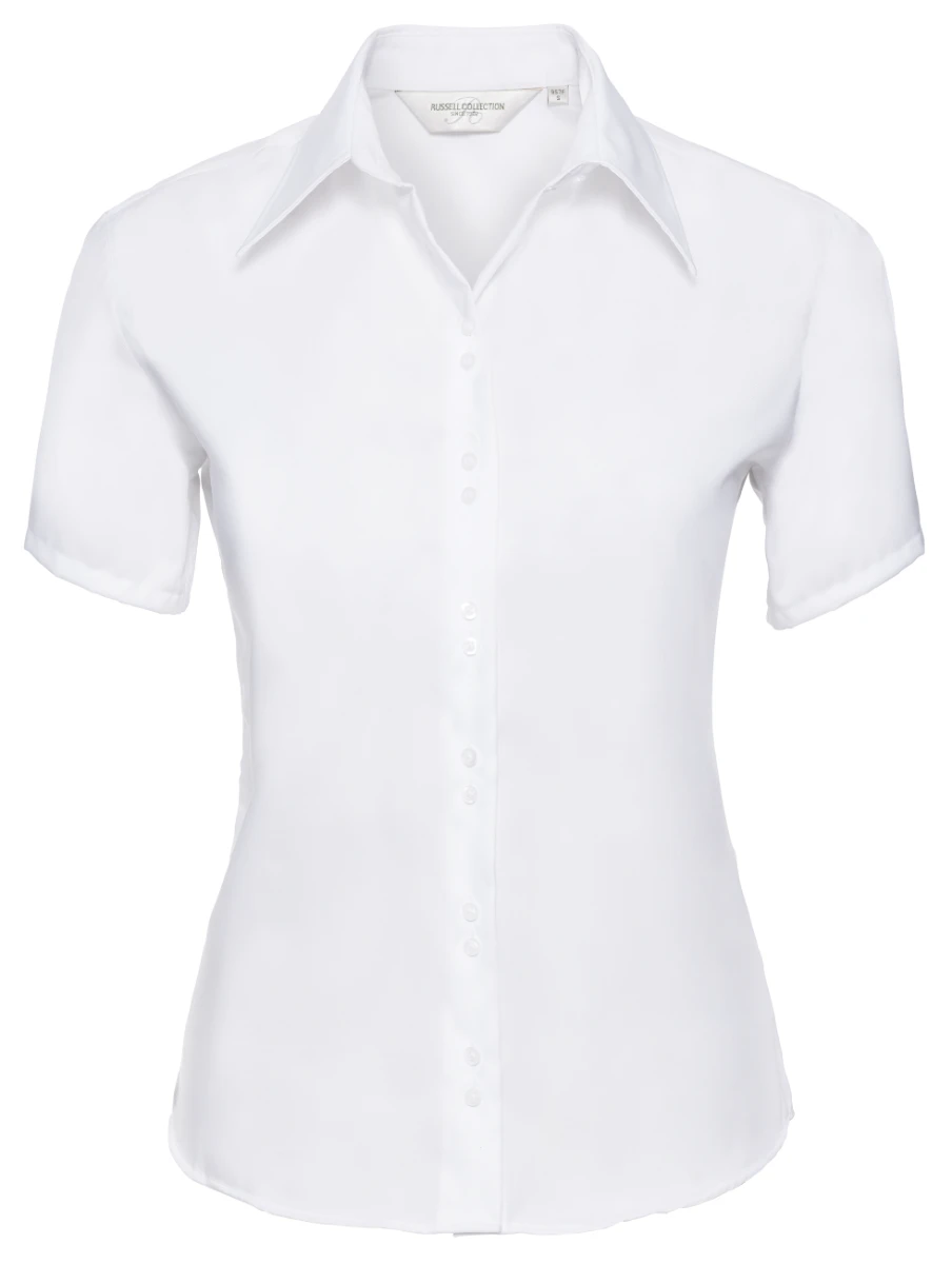 Russell Ladies Short Sleeve Ulitmate Non-Iron Blouse