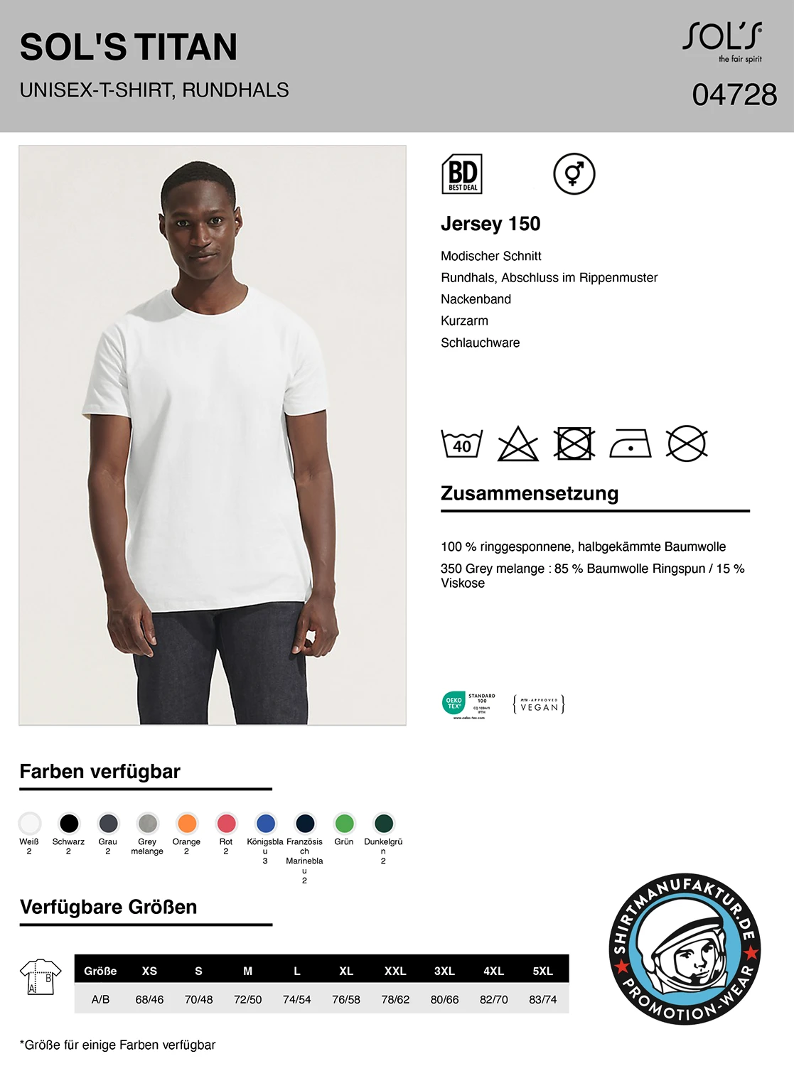 Sol's Titan T-Shirt