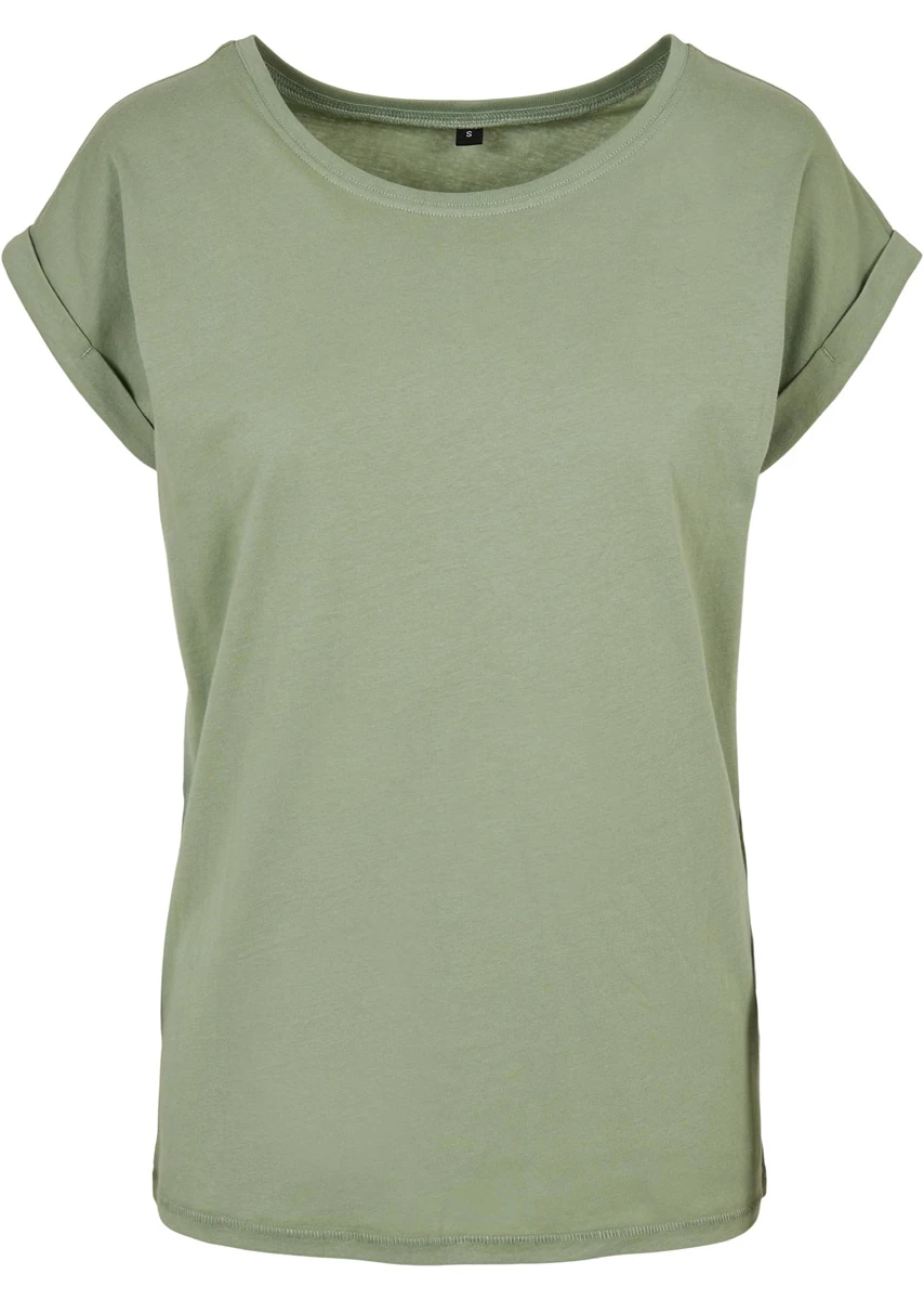 Build Your Brand Ladies Extended Shoulder Tee