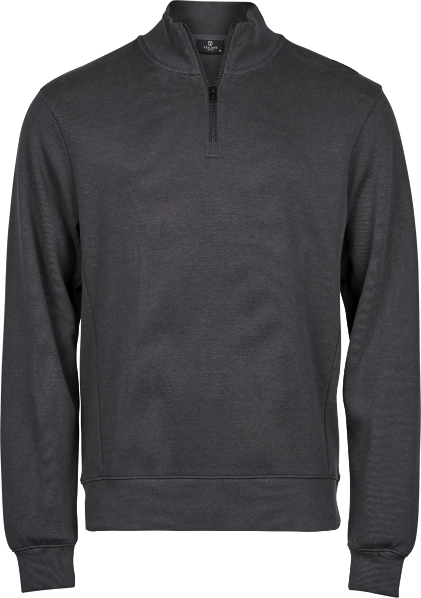 Tee Jays Ribbed Interlock Half Zip
