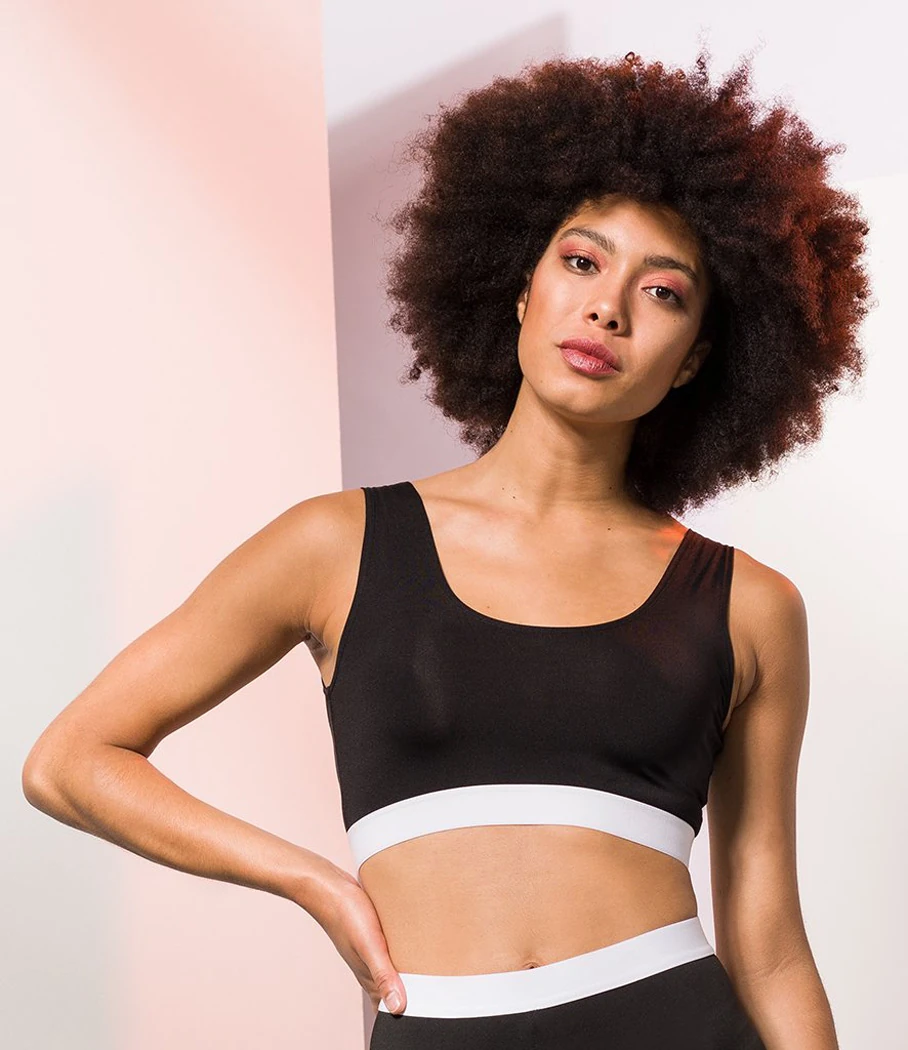SkinniFit Womens Fashion Crop Top