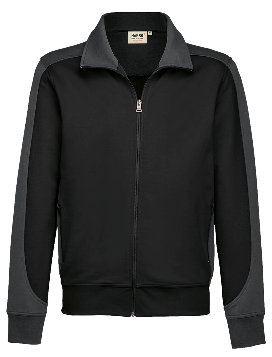 Hakro Sweatjacke Contrast Mikralinar 