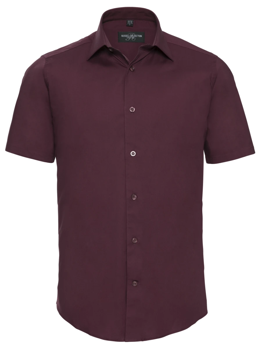 Russell Mens Short Sleeve Fitted Shirt