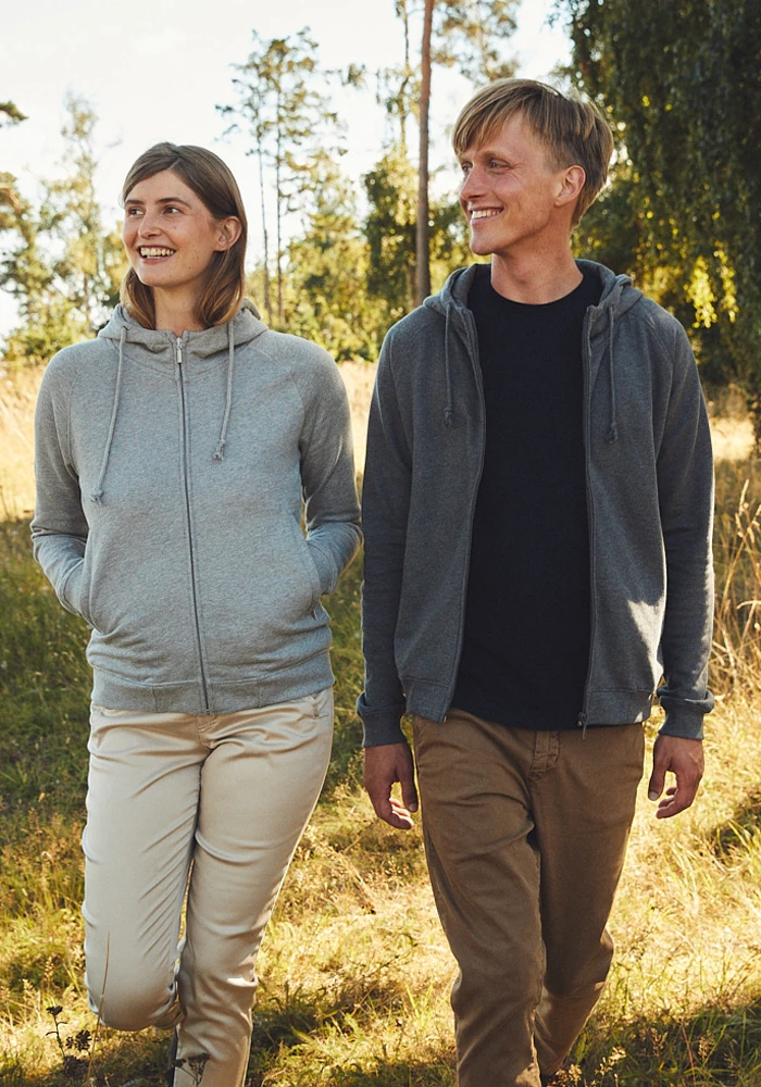 Neutral Unisex Hoodie Hidden Zip Neutral Unisex Hoodie Hidden Zip