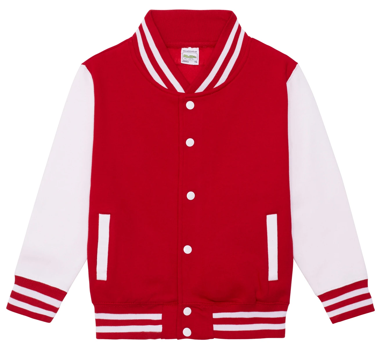 Just Hoods Kids Varsity Jacket