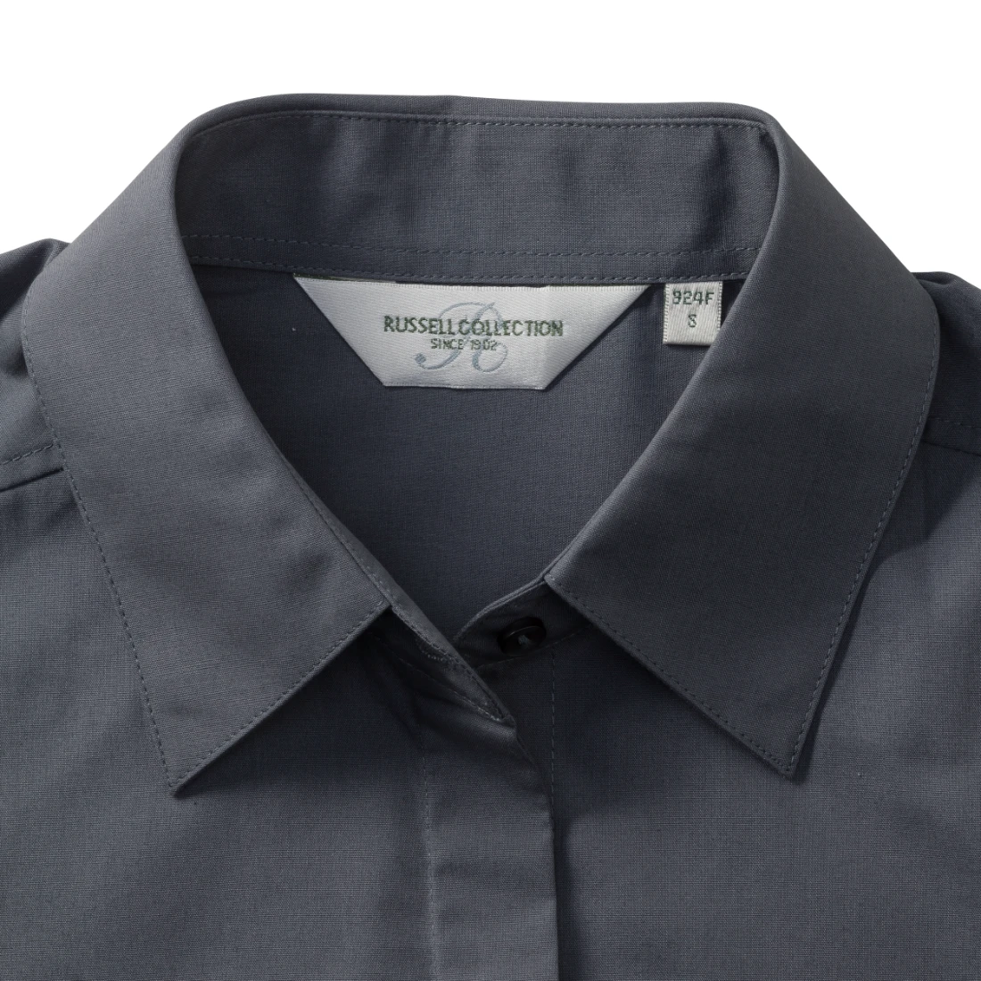 Russell Ladies Poly-Cotton Fitted Longsleeve Poplin Blouse