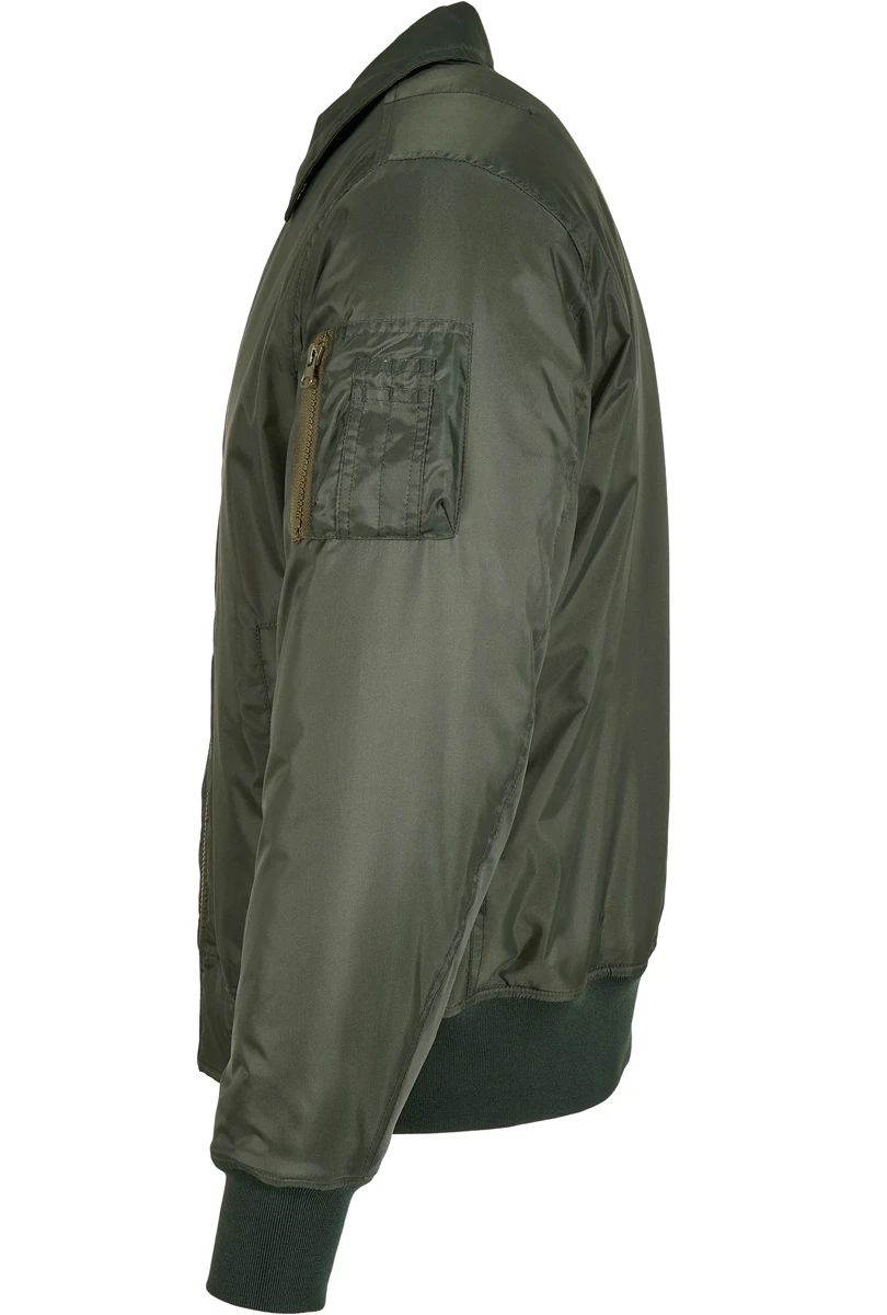 Build Your Brand Collar Bomber Jacket