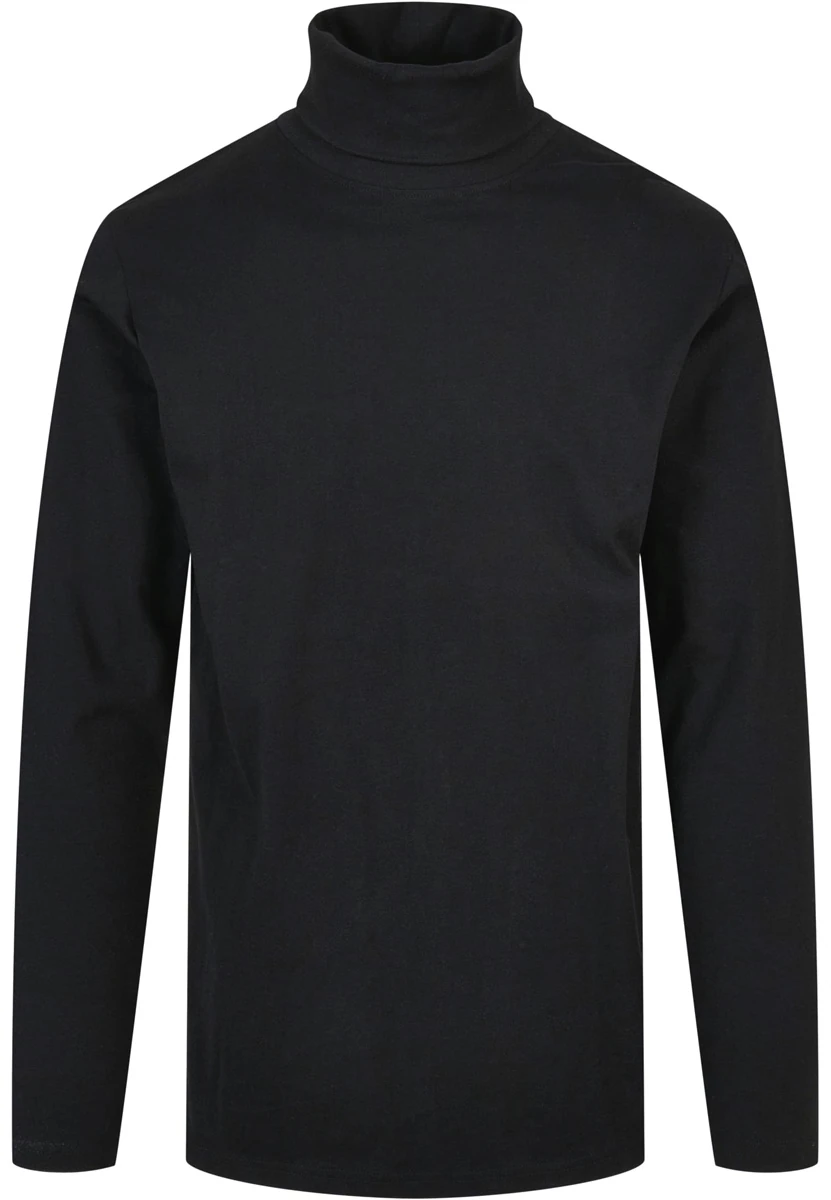 Build Your Brand, Turtleneck Longsleeve BY178, black