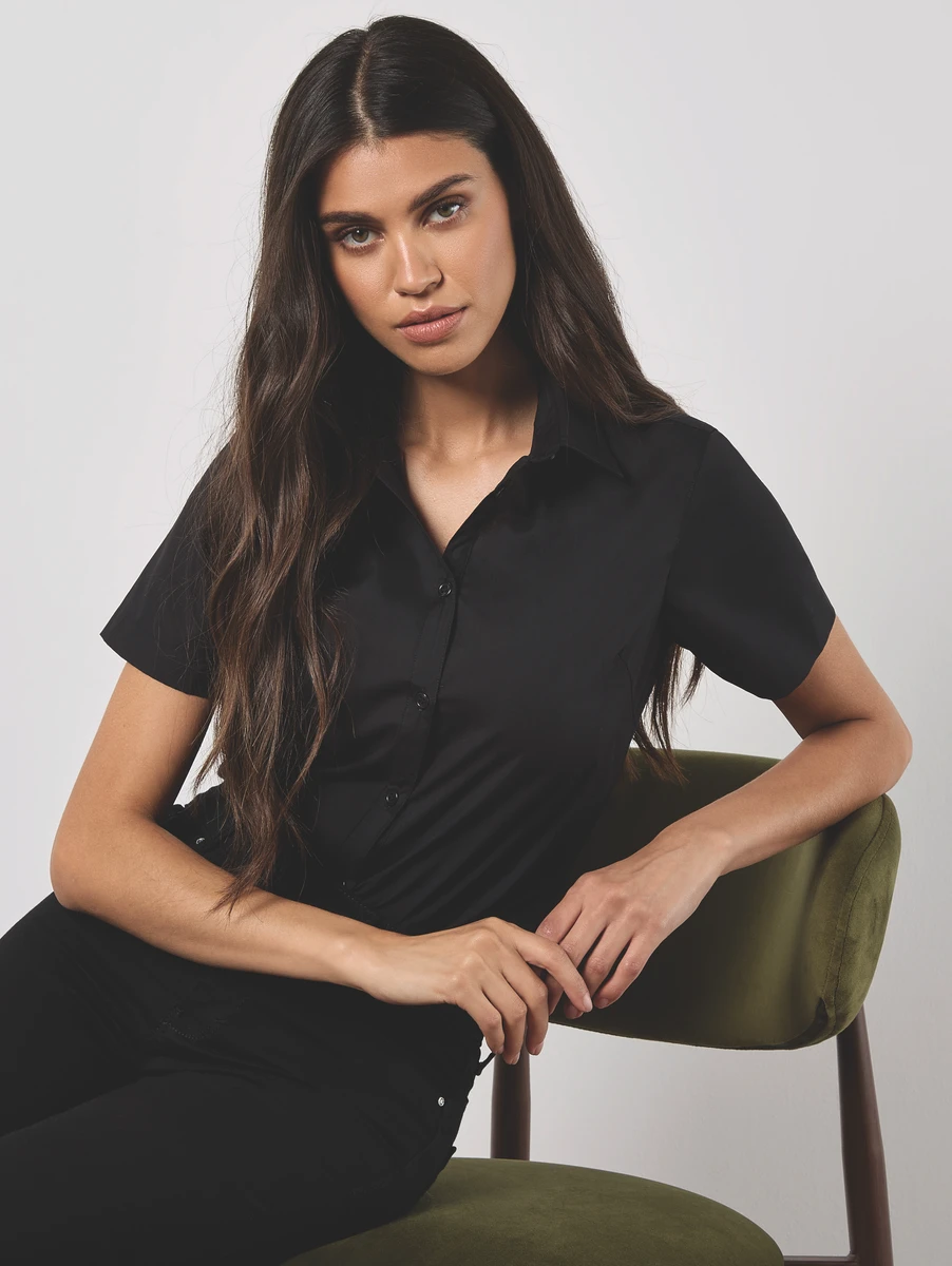 Kustom Kit Womens Poplin Blouse
