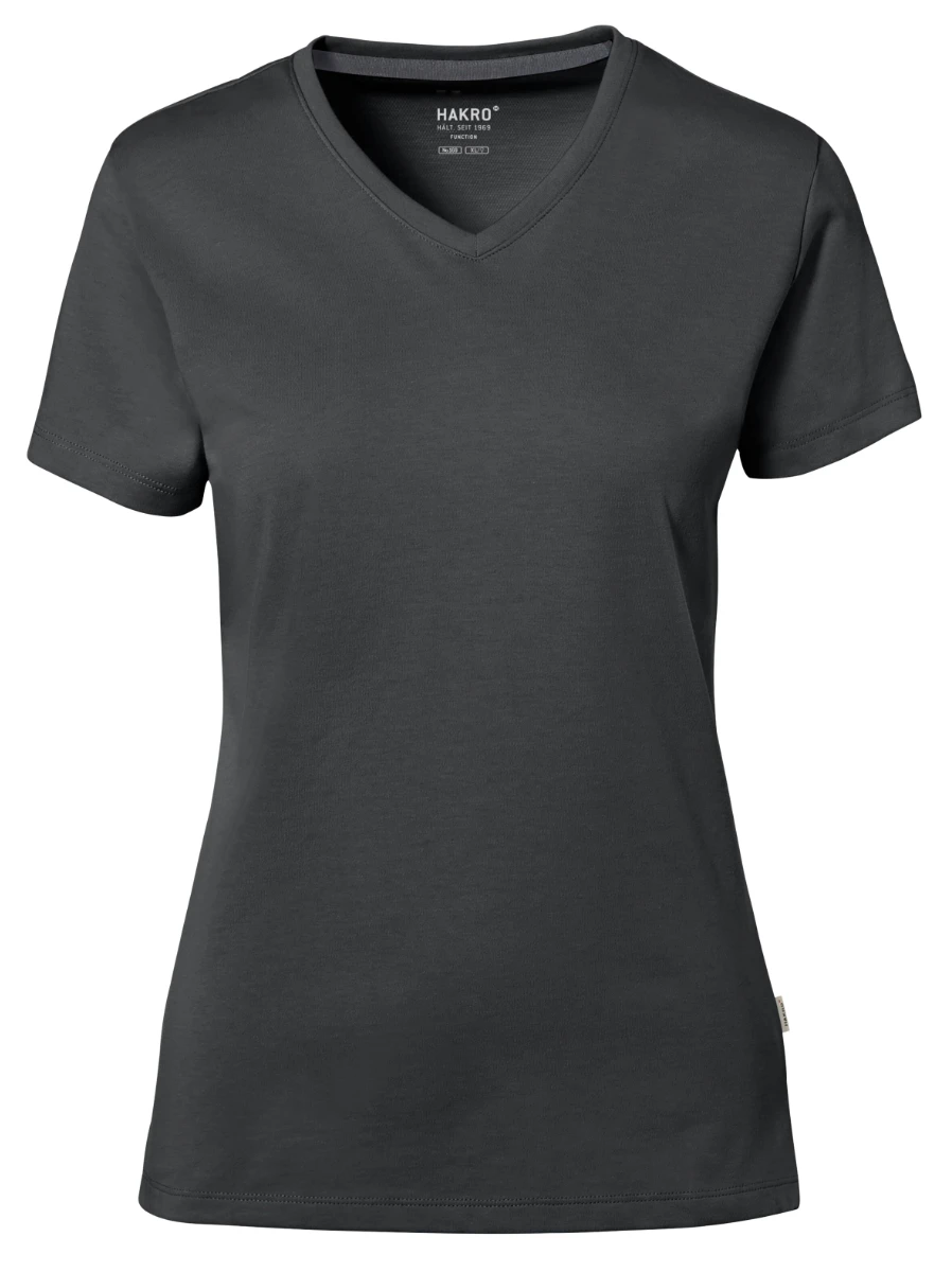 Hakro Ladies Cotton Tec V-Shirt
