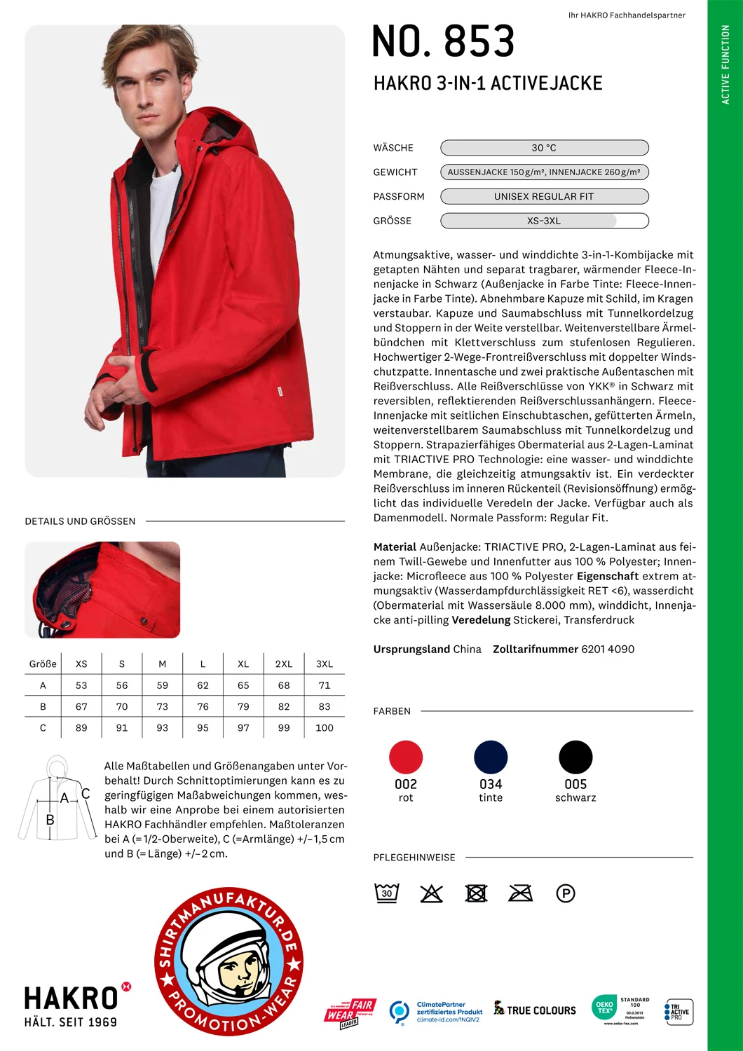 Hakro 3-in-1 Active Jacket